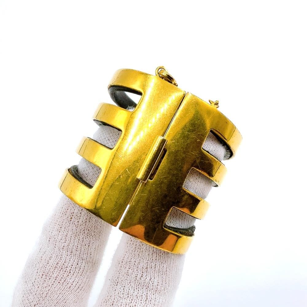 ◇セリーヌ◇マンシェット/バングル/GP/ブレスレット/ゴールド/ブランド