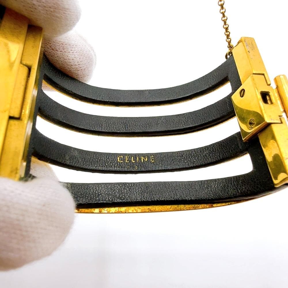 ◇セリーヌ◇マンシェット/バングル/GP/ブレスレット/ゴールド/ブランド