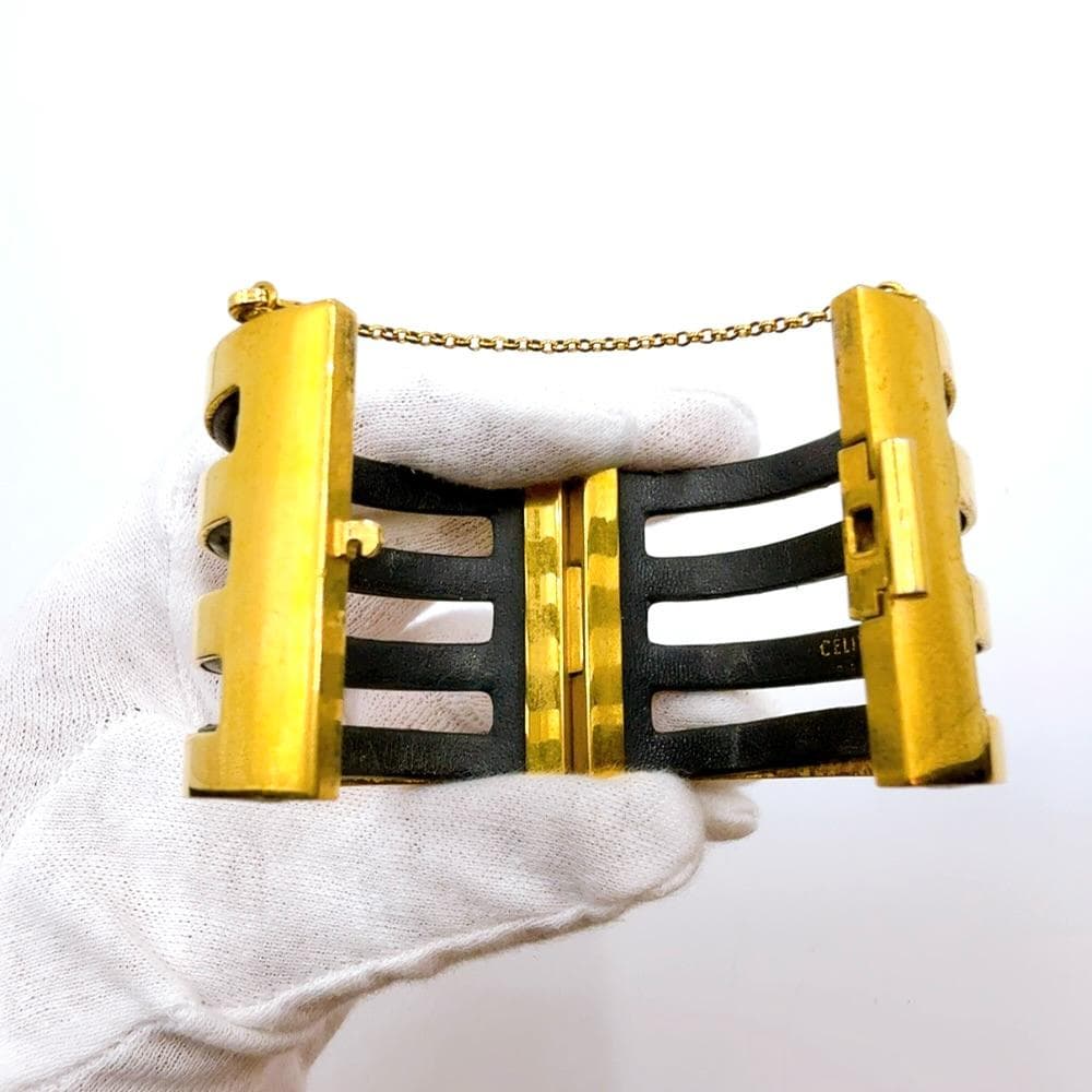 ◇セリーヌ◇マンシェット/バングル/GP/ブレスレット/ゴールド/ブランド