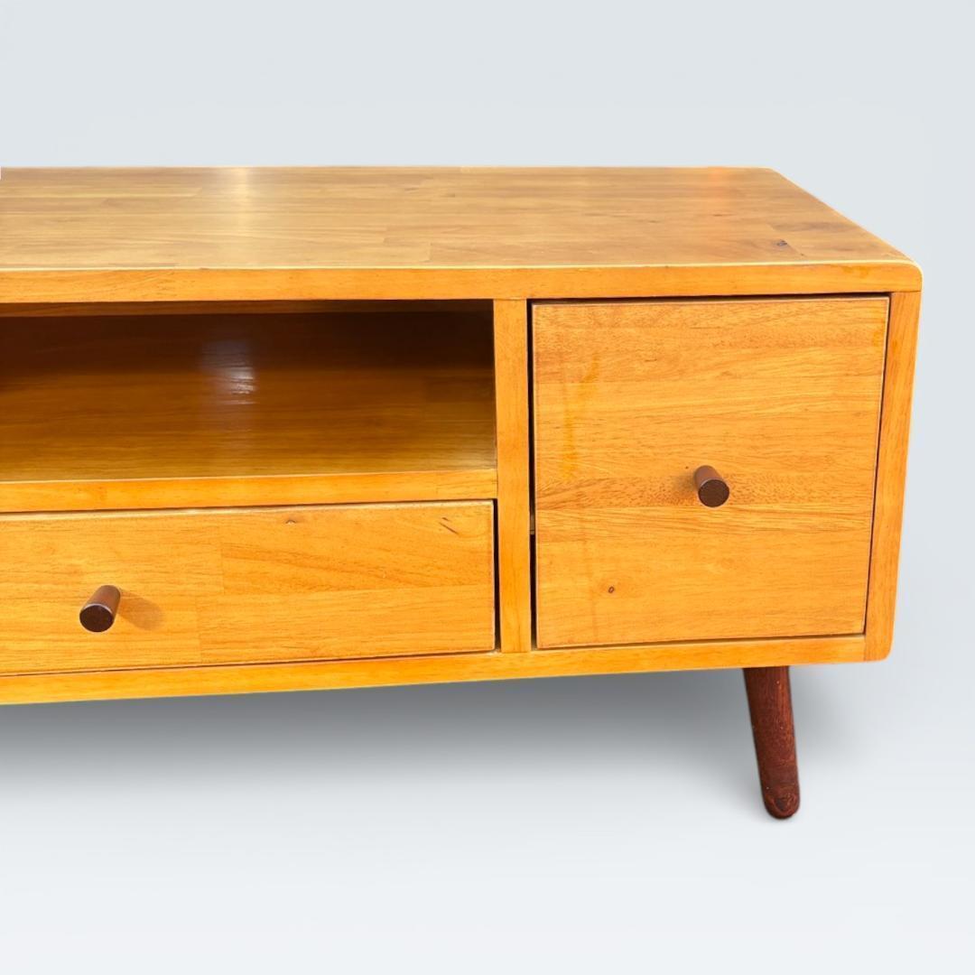 【最終価格】北欧風テレビ台 150cm幅 KOKOA ローボード 天然木