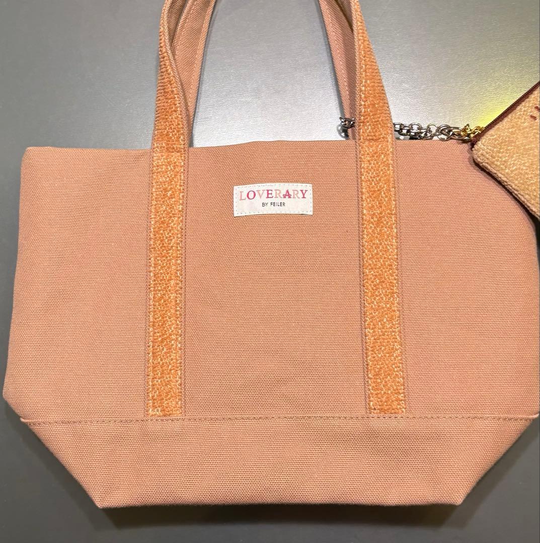 【2回使用の美品】フェイラー オールドテディ ワッペントートバッグ 小 ベージュ