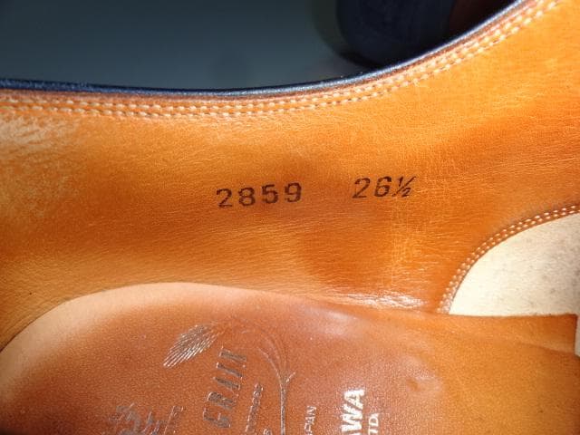 SCOTCH GRAIN　スコッチグレイン　Uチップ　2859 　黒　26.5