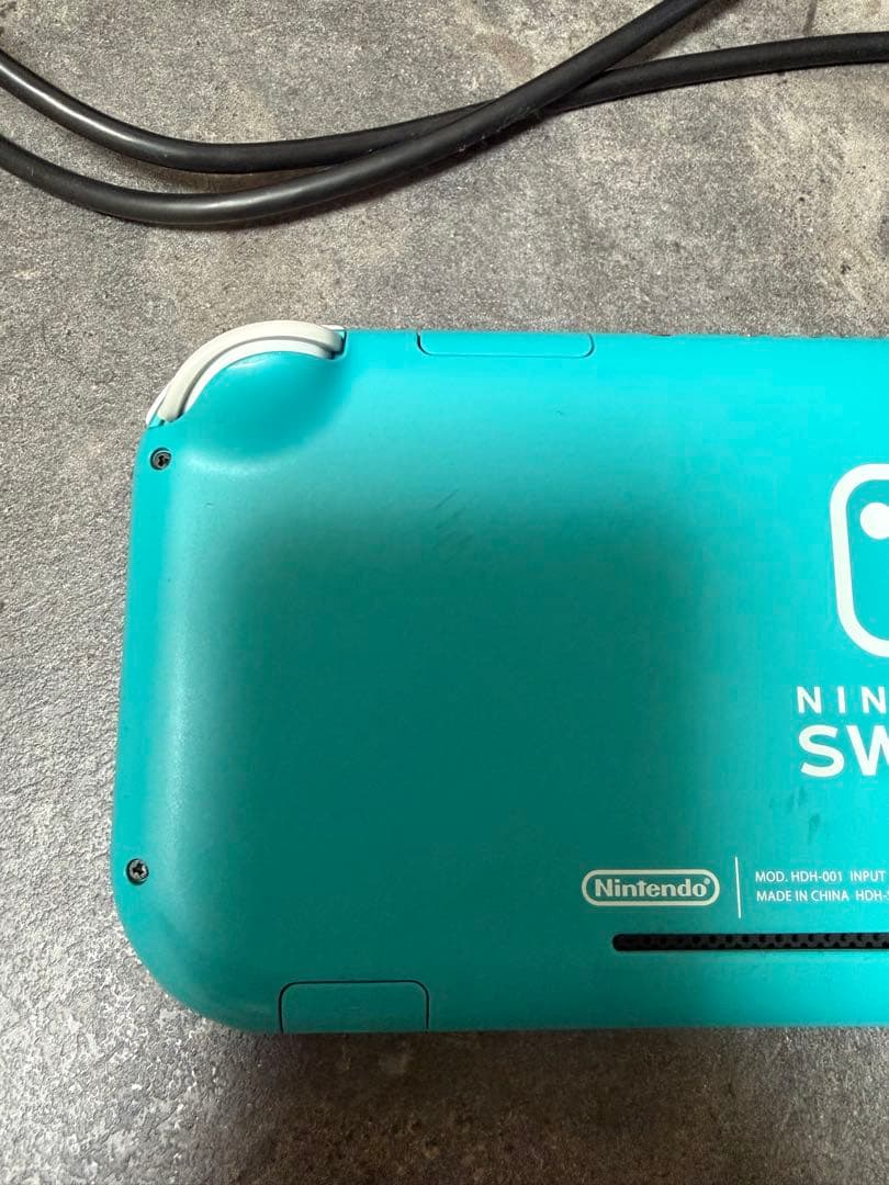 Nintendo Switch Lite 本体　ターコイズ　充電器あり