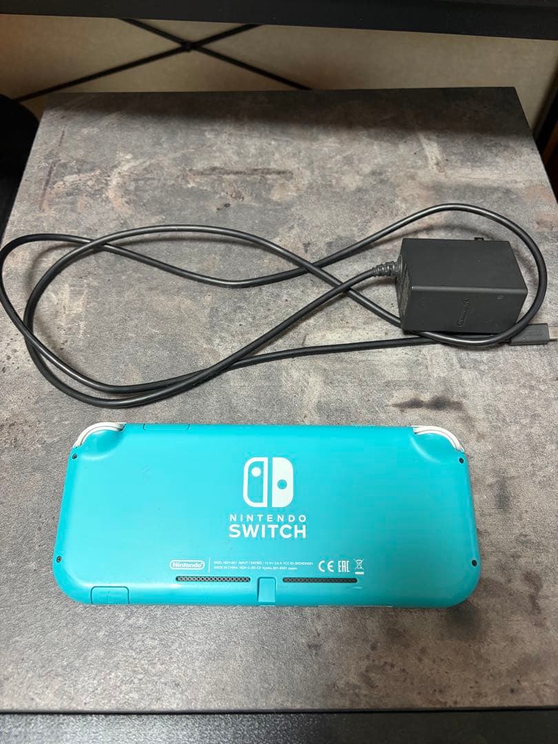 Nintendo Switch Lite 本体　ターコイズ　充電器あり