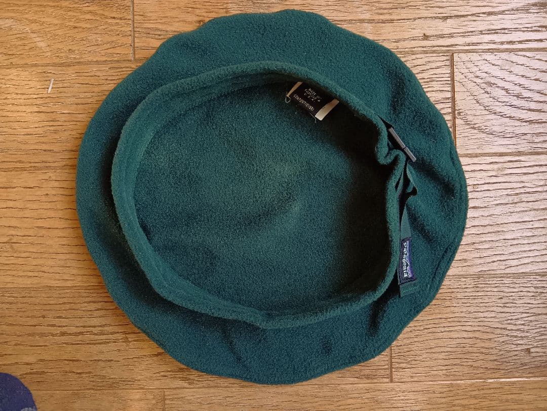 【希少】90s USA製 Patagonia フリースベレー帽 Lサイズ