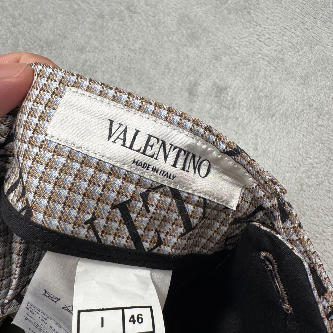 ヴァレンティノ　総柄　スラックス　46サイズ　サイドライン