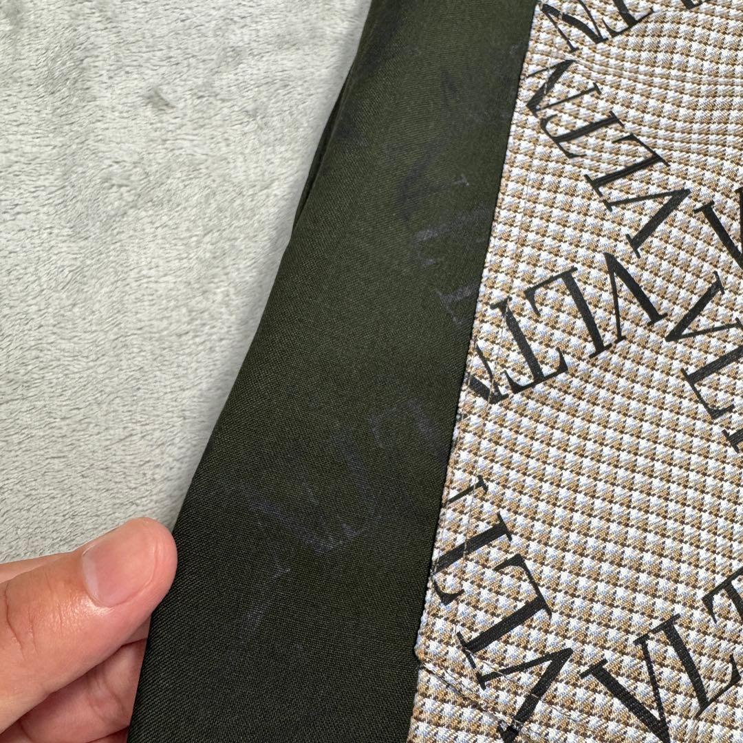 ヴァレンティノ　総柄　スラックス　46サイズ　サイドライン