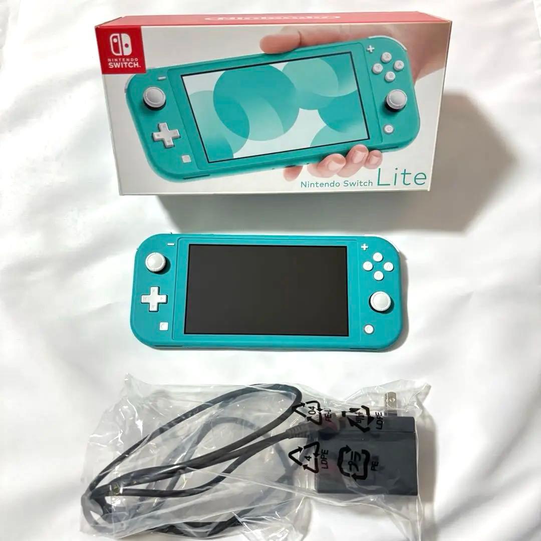 【美品】Nintendo Switch Lite ターコイズ 本体