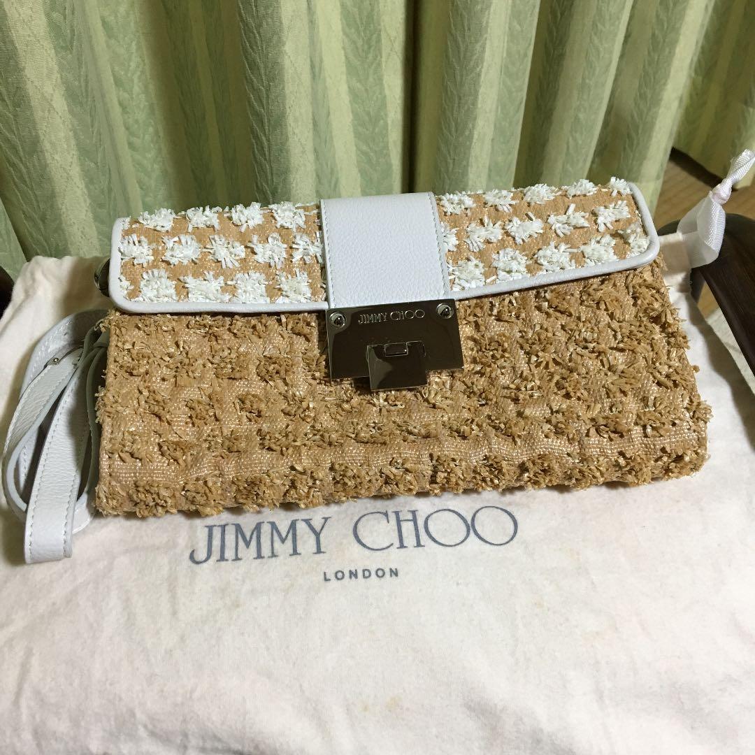 新品同様 ジミーチュウ クラッチバッグ