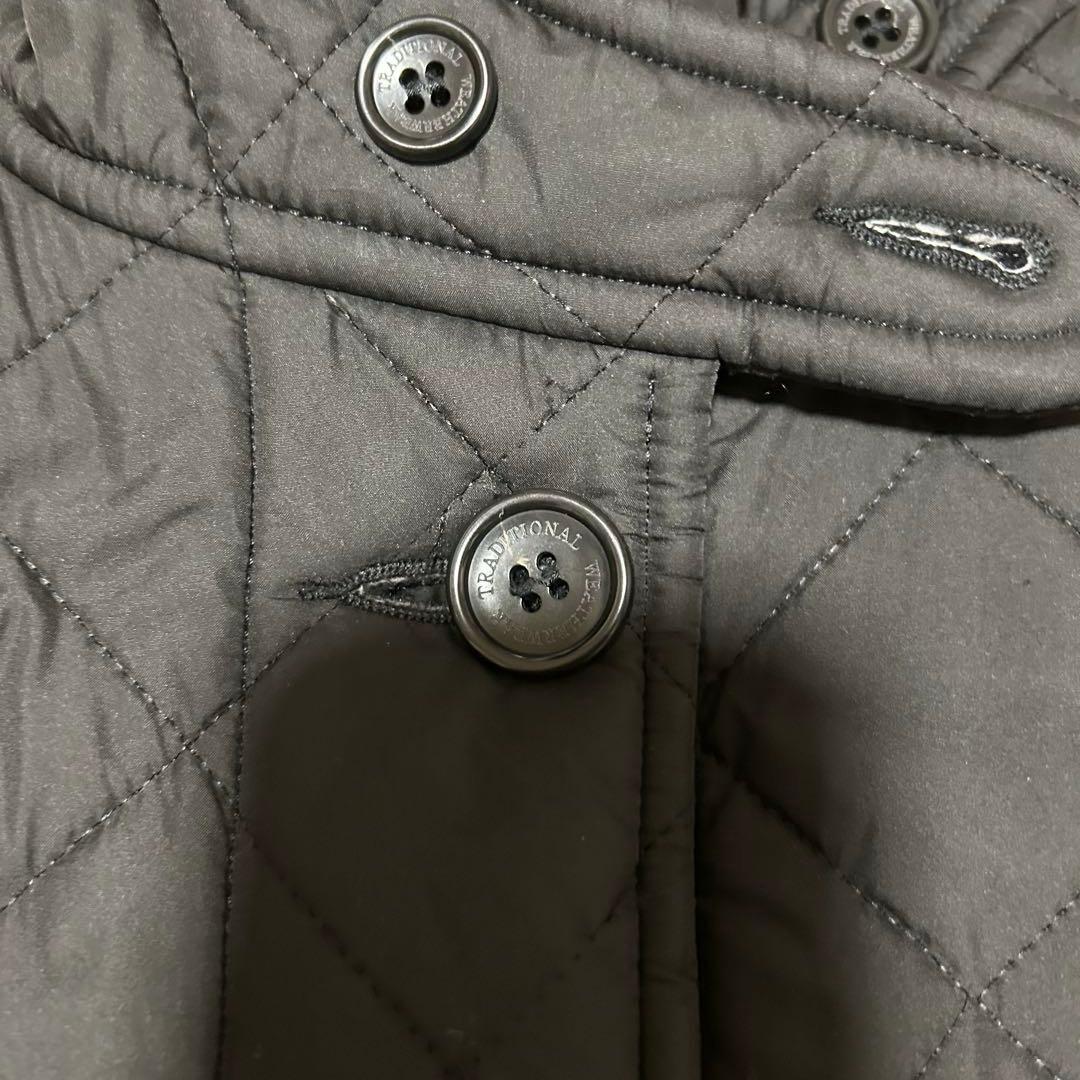 【美品】トラディショナルウェザーウェア 裏ボアコート 40 ブラック