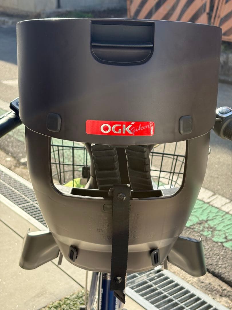 OGK 技研　自転車用フロントベビーシート　ココアブラウン