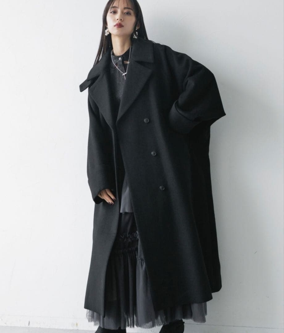 ウールオーバーロングコート HARE ハレ ジャケット アウター チェスター