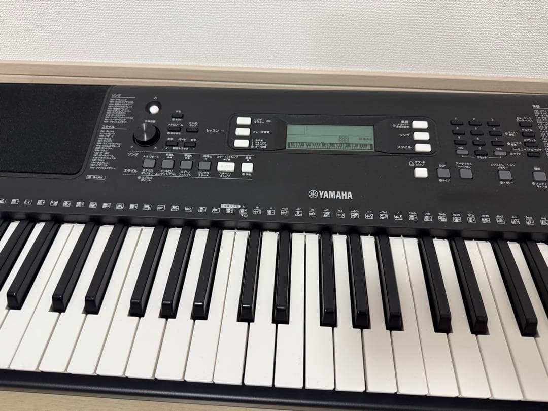 Yamaha PSR-E373 61鍵キーボード(ペダル、スタンド、イス付き)