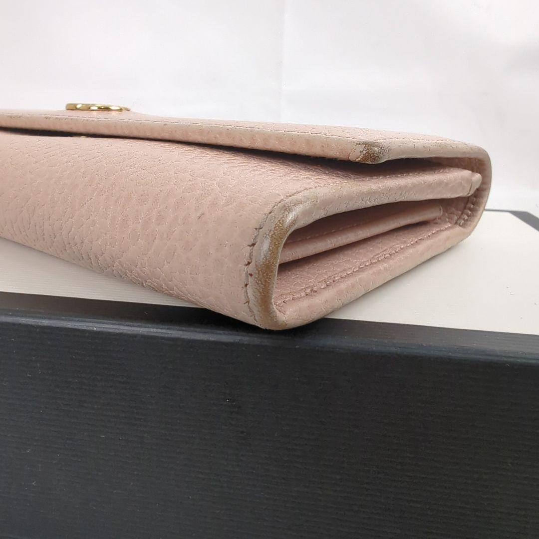 GUCCI グッチ 折り 長財布 GG マーモント ロゴ