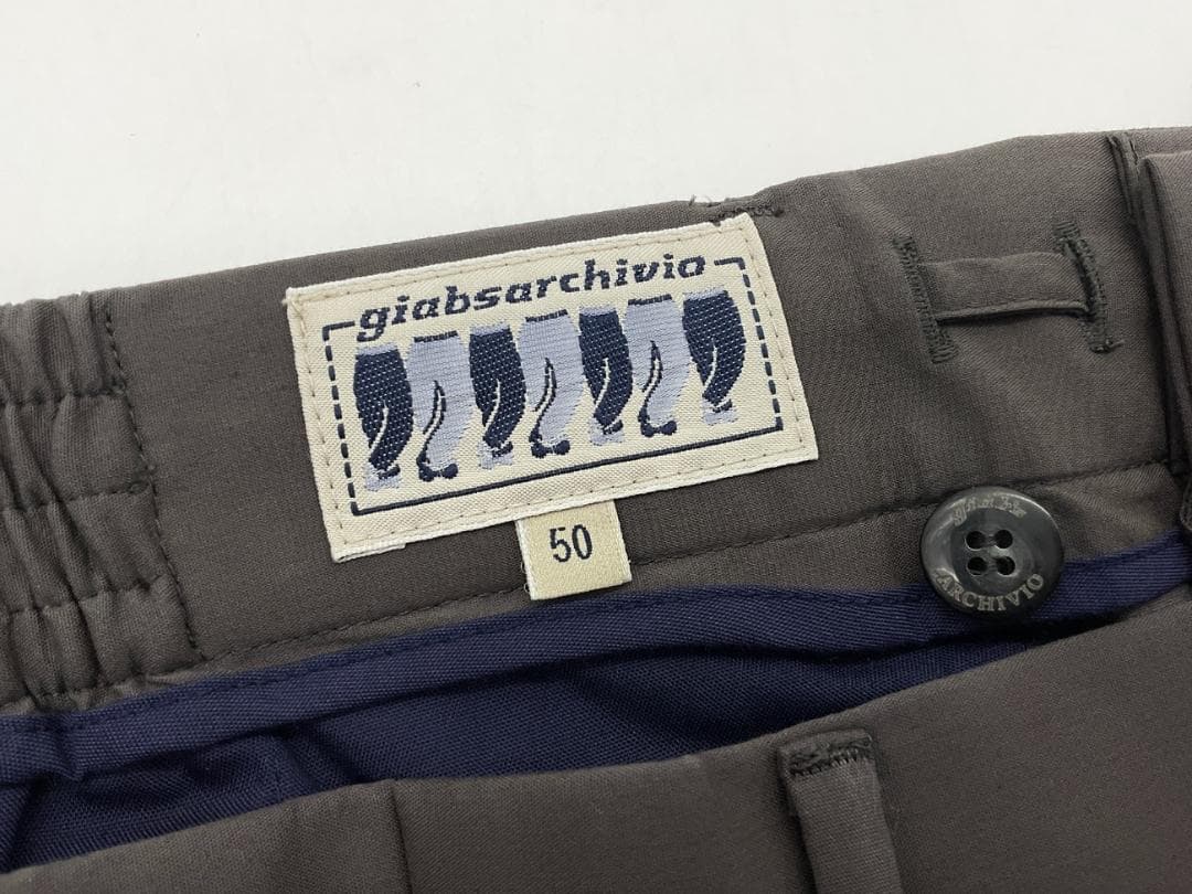 【新品】giab's ARCHIVIO マサッチョ ストレッチ スラックス 50