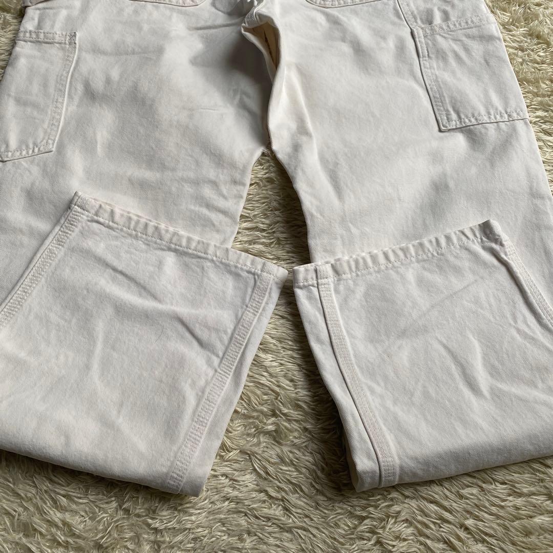 【希少 90s】USA製 Carhartt ダブルニー B04 ホワイト 生成