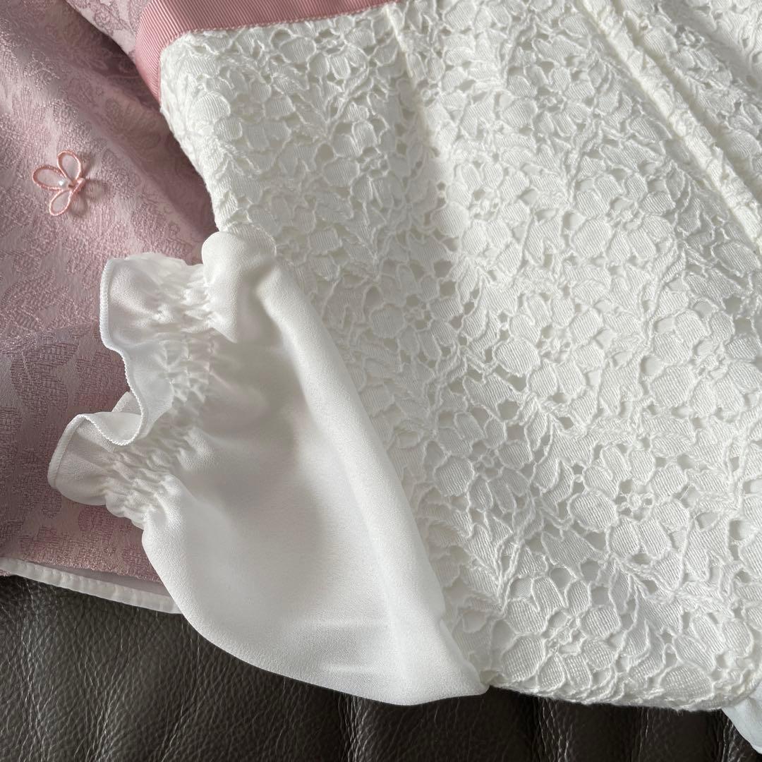 美品★ BEAMS 女の子　フォーマル　120 ネイビー・ピンク　卒園式　入学式