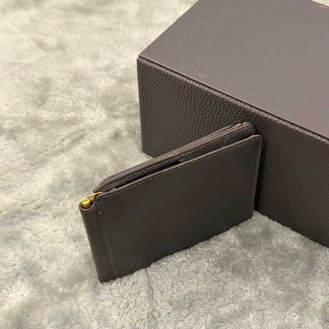 ⭐️極美品 ⭐️　グレンロイヤル　マネークリップ　小銭入れ付き　二つ折り財布