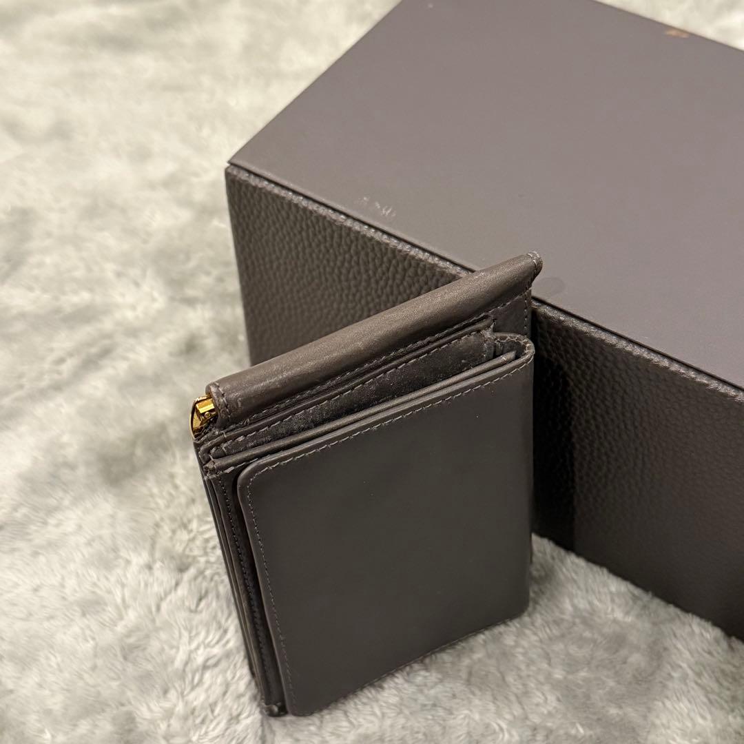 ⭐️極美品 ⭐️　グレンロイヤル　マネークリップ　小銭入れ付き　二つ折り財布