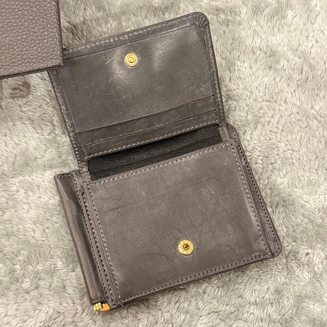 ⭐️極美品 ⭐️　グレンロイヤル　マネークリップ　小銭入れ付き　二つ折り財布