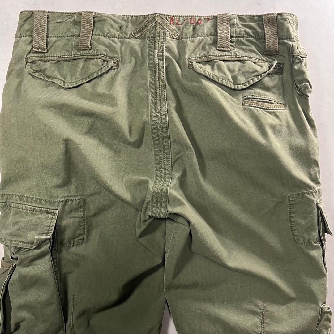 ◎90s ラルフローレン 13スターボタン ヘリンボーン カーゴパンツ m-51