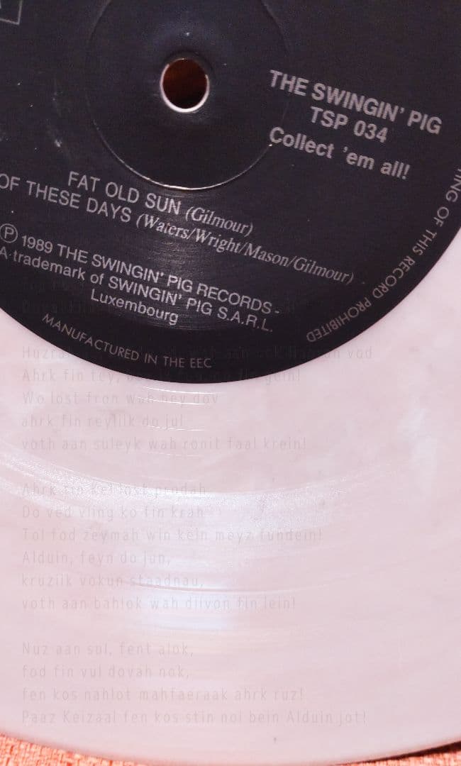 12inchLP／PINK FLOYD：ONE OF THESE DAYS