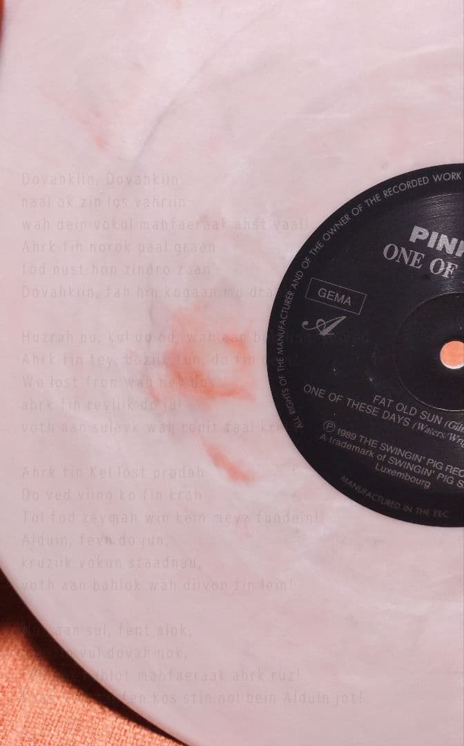 12inchLP／PINK FLOYD：ONE OF THESE DAYS