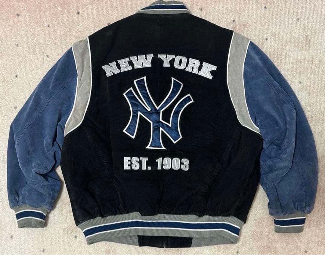 ニューヨークヤンキース g-iii レザースタジャン/ビンテージ