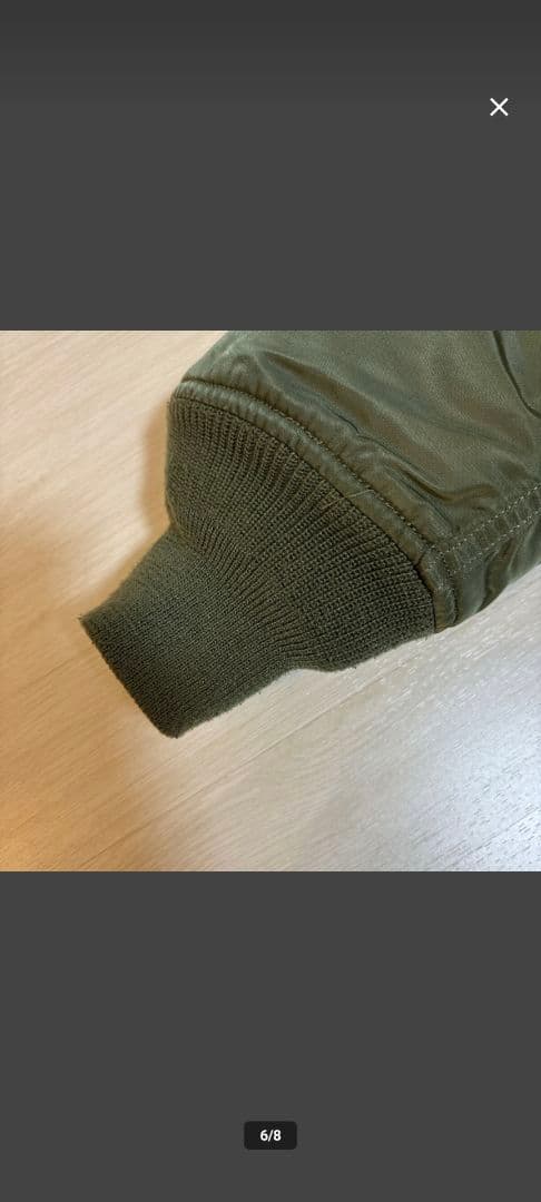 美品　CDG×アルファインダストリーズ MA-1フライトジャケット オリーブ