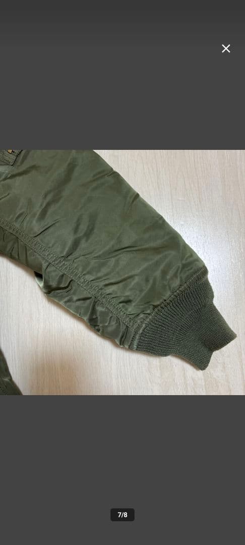美品　CDG×アルファインダストリーズ MA-1フライトジャケット オリーブ