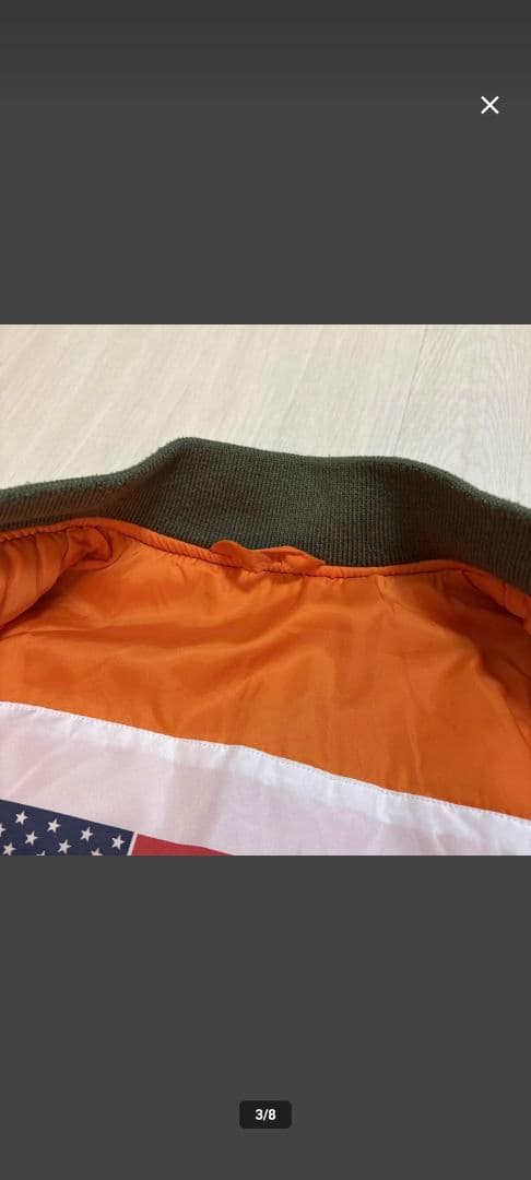 美品　CDG×アルファインダストリーズ MA-1フライトジャケット オリーブ