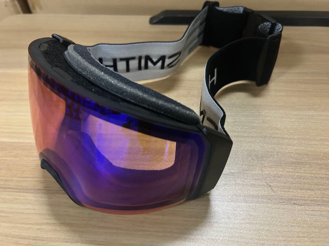 スキー・スノーボードアクセサリー SMITH 4D Mag XL Black cp Phot Rose Flash