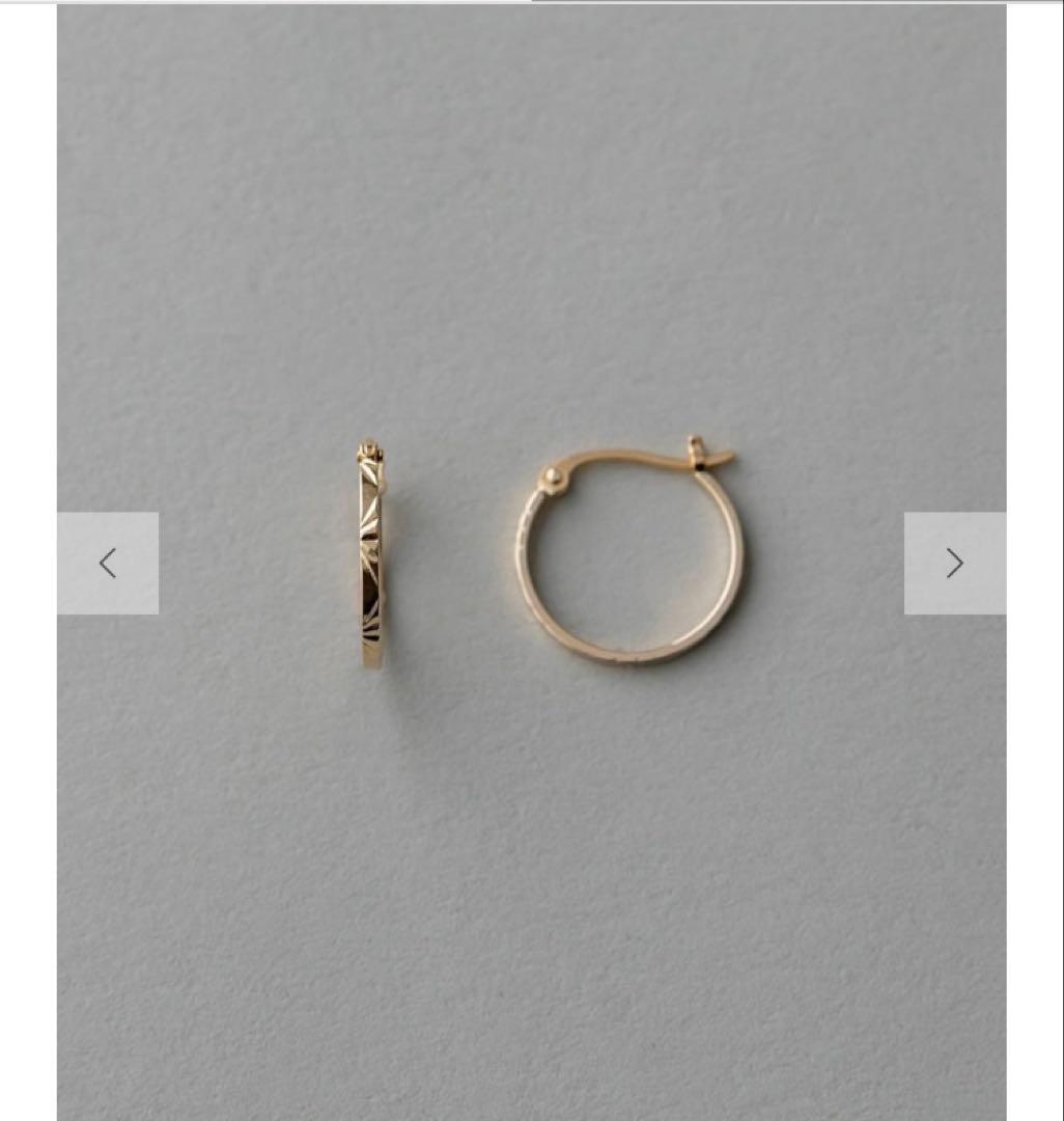 ete K10YG クレール カット ピアス エテ