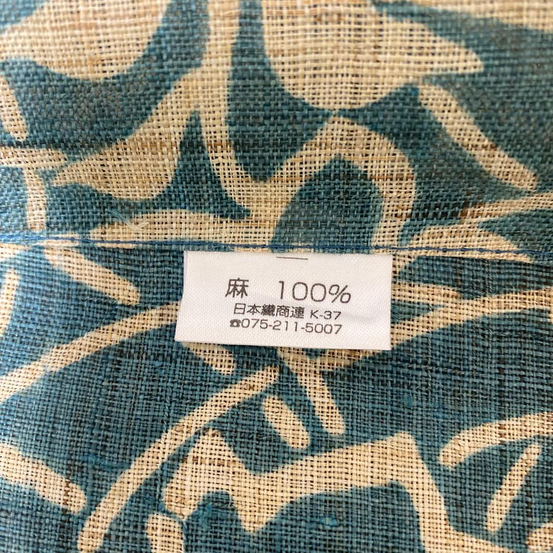 ！専用です！狂言のれん　暖簾　月　桔梗　和染