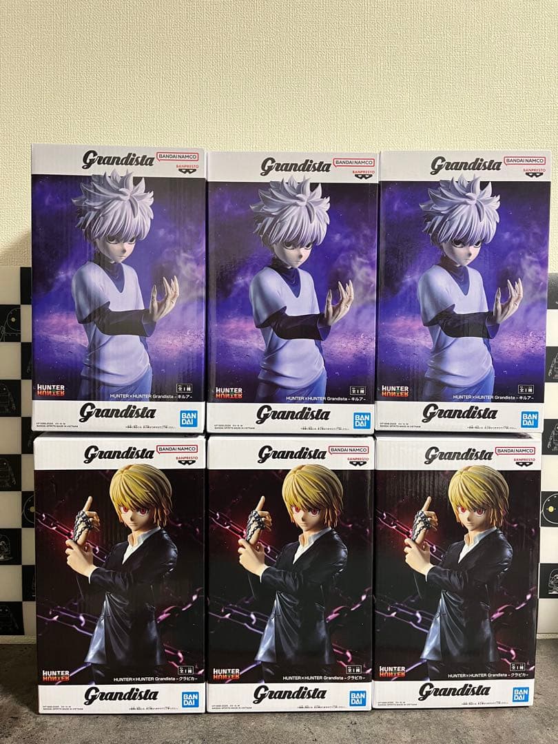 ハンターハンター Grandista フィギュア キルア クラピカ　6個