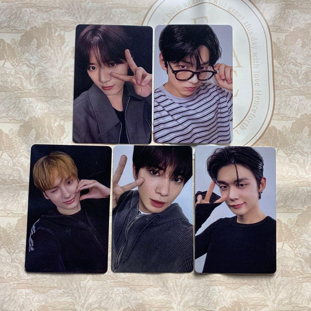 TXT メンバーセルカ LINE MUSIC 未公開 トレカ 5枚セット