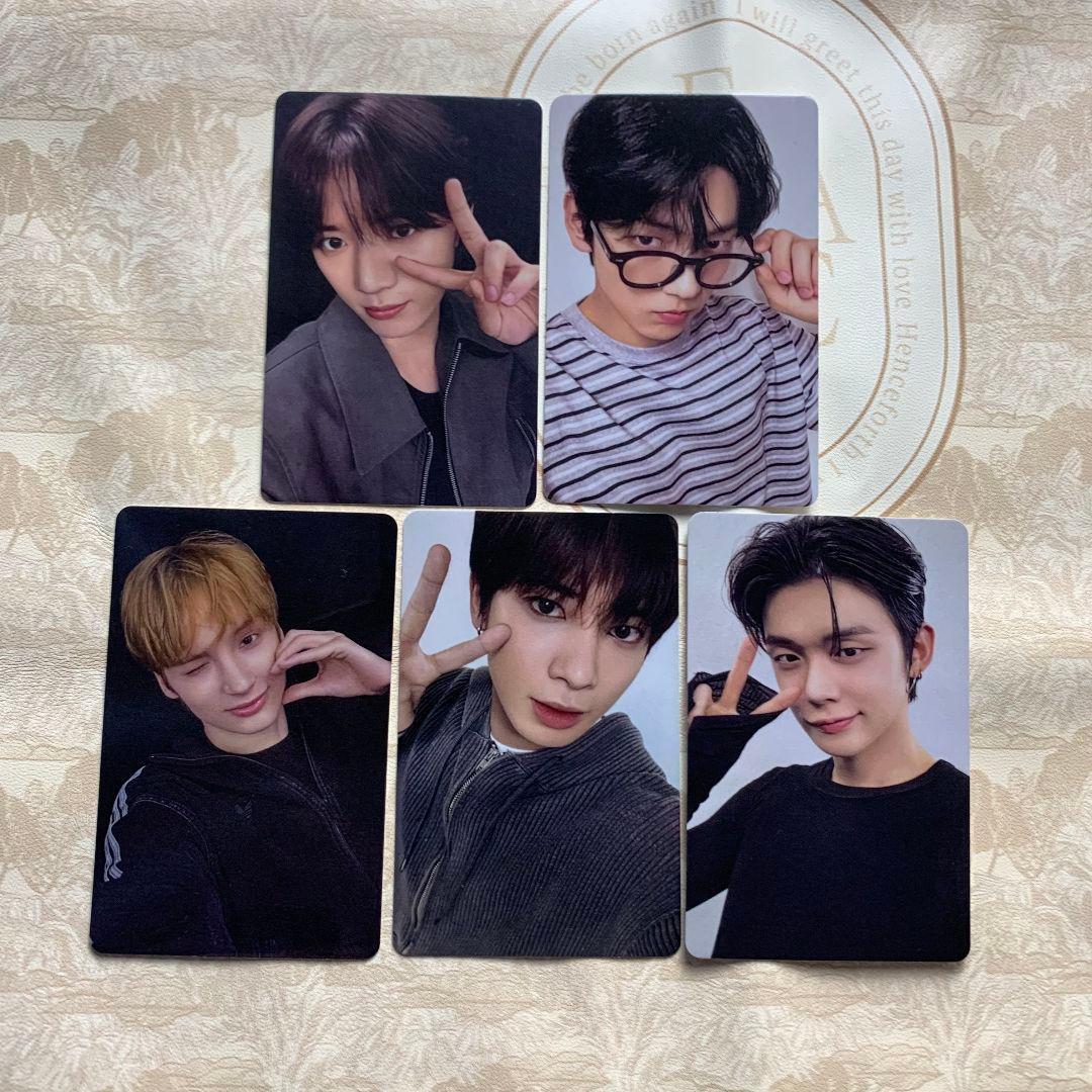 TXT メンバーセルカ LINE MUSIC 未公開 トレカ 5枚セット