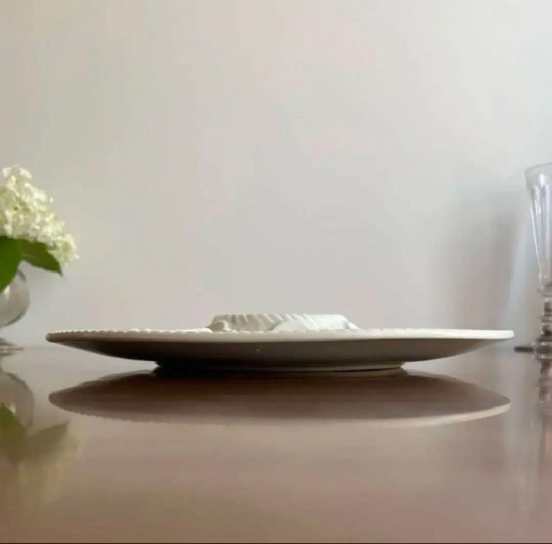 フランスアンティーク ♧ ロンシャン ♧ オイスタープレート24cm