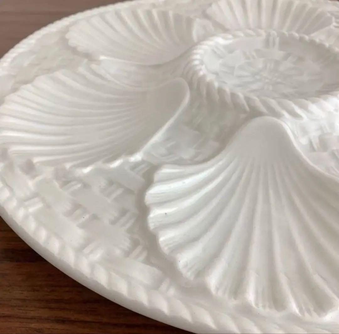 フランスアンティーク ♧ ロンシャン ♧ オイスタープレート24cm