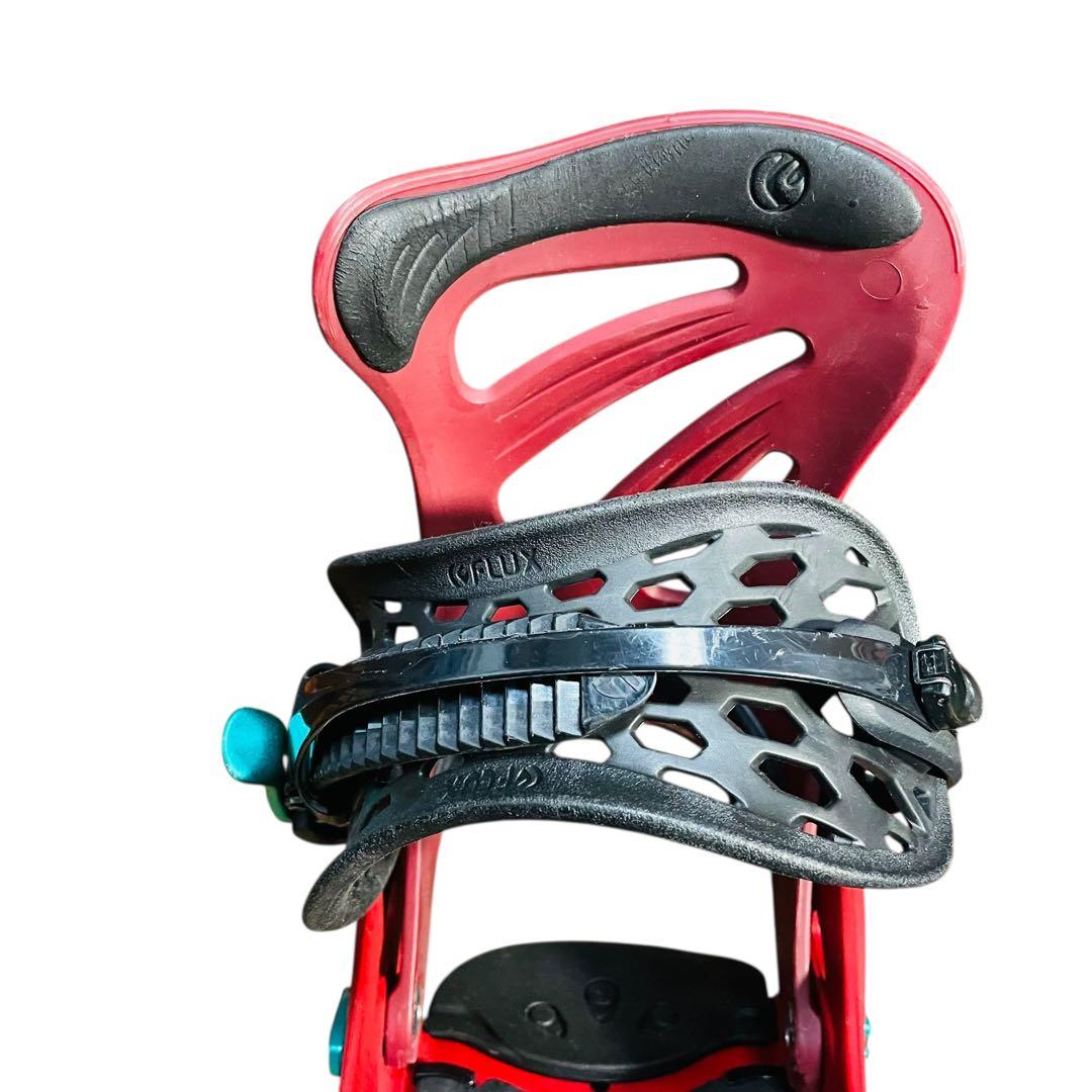 FLUX スノーボード ビンディング レッド/ブラック DS フラックス