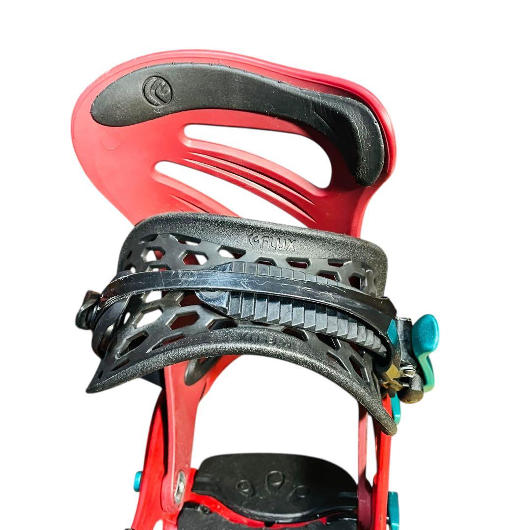 FLUX スノーボード ビンディング レッド/ブラック DS フラックス