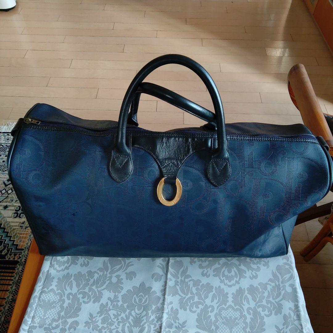 ◆Christian Dior　ディオール スポーツ　ボストンバッグ　✨青✨美品