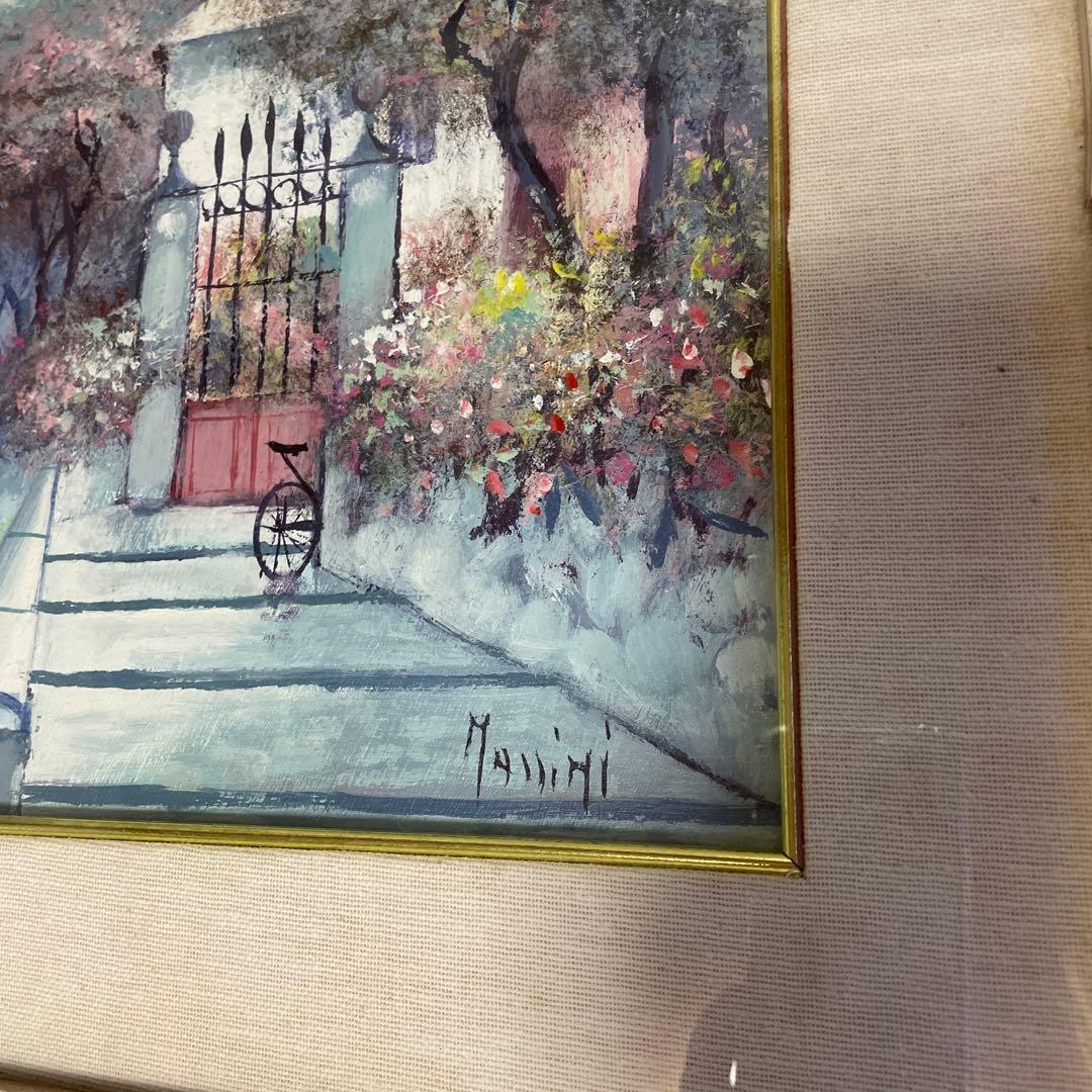 SALE!!! 油絵 25年前イタリアの骨董市で購入