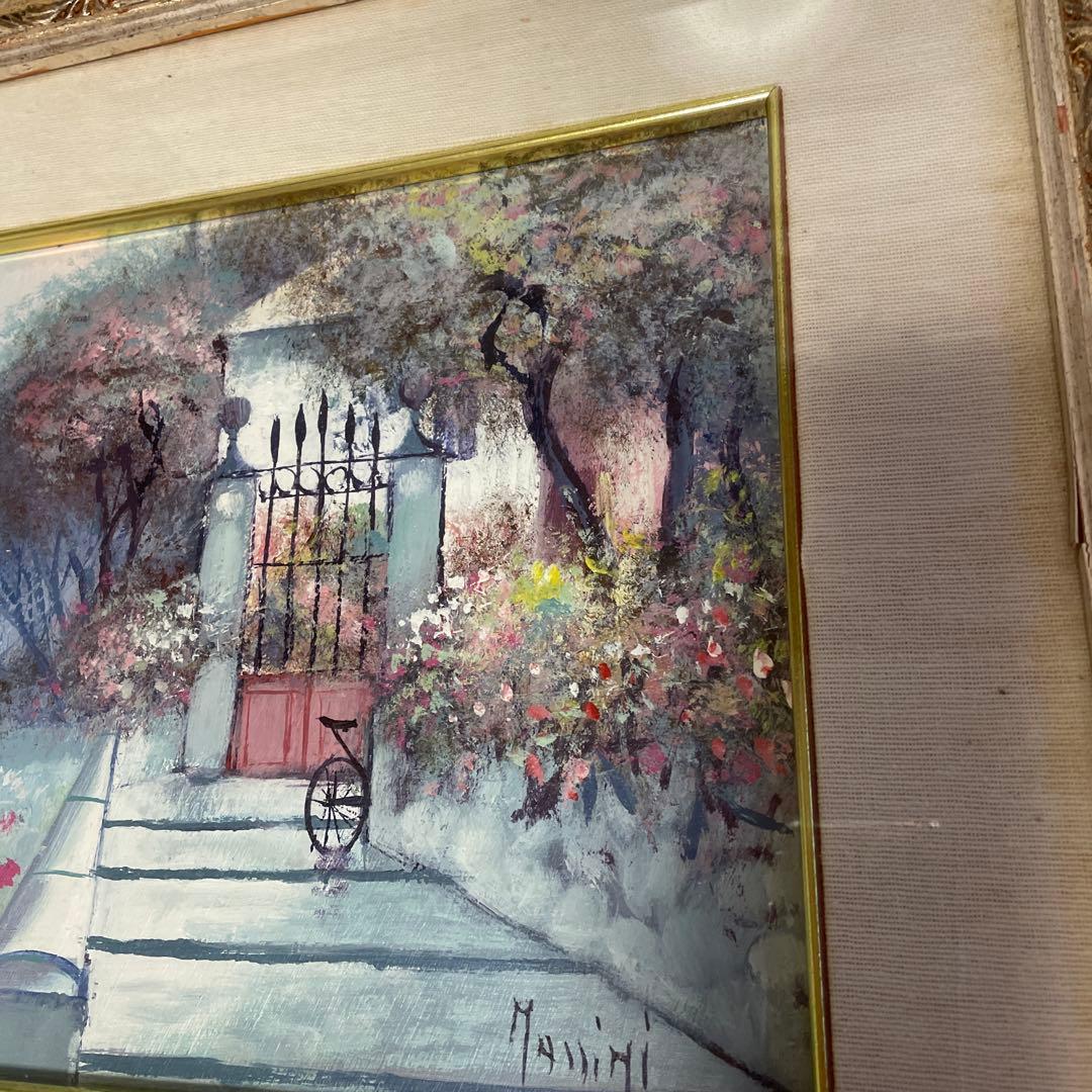 SALE!!! 油絵 25年前イタリアの骨董市で購入