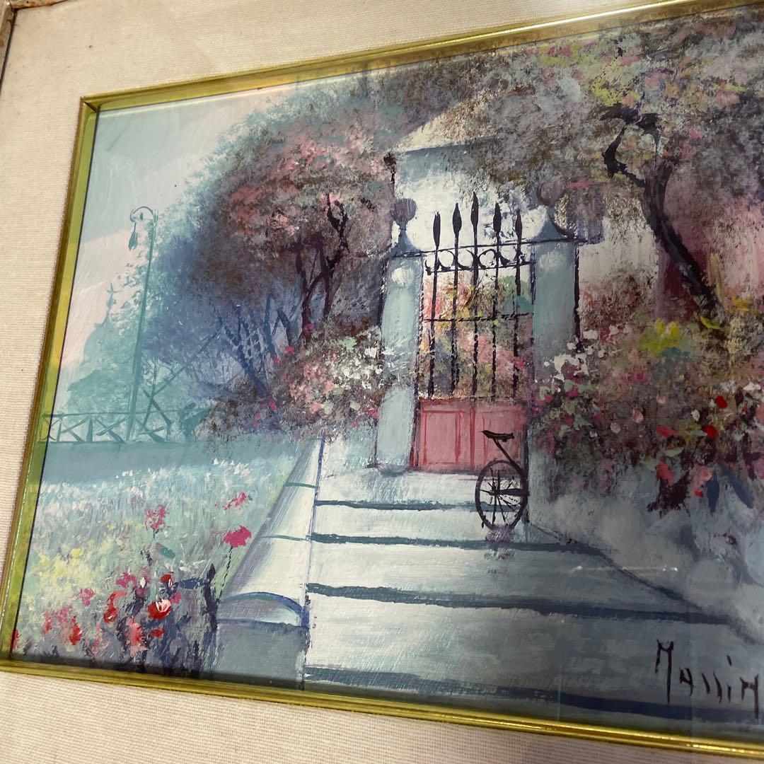 SALE!!! 油絵 25年前イタリアの骨董市で購入