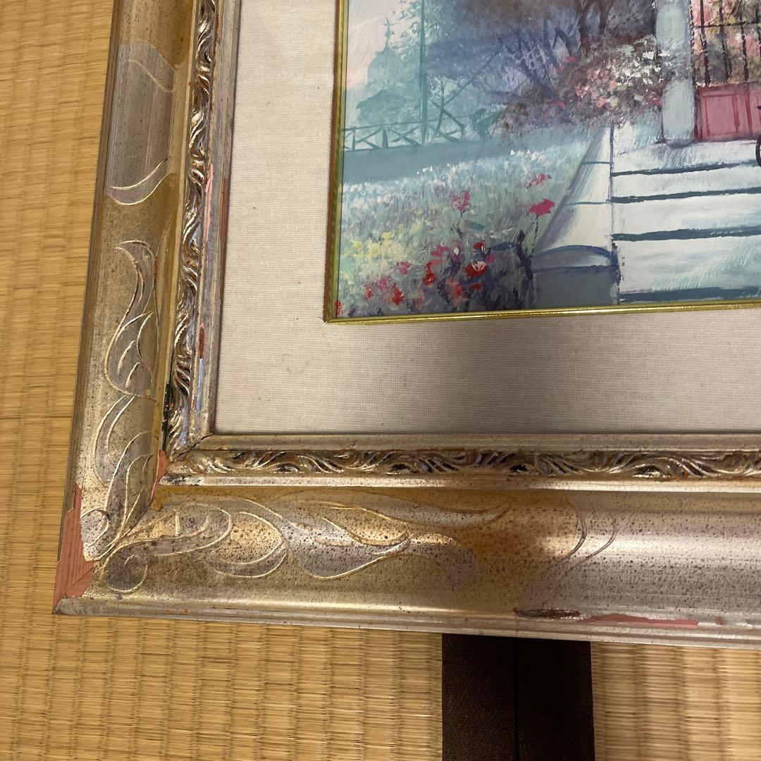 SALE!!! 油絵 25年前イタリアの骨董市で購入