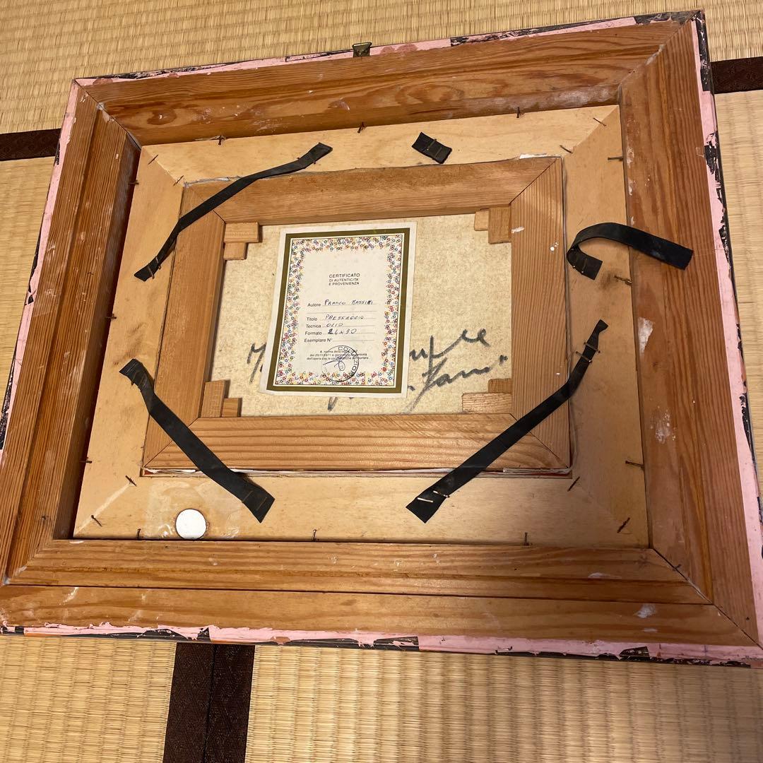 SALE!!! 油絵 25年前イタリアの骨董市で購入