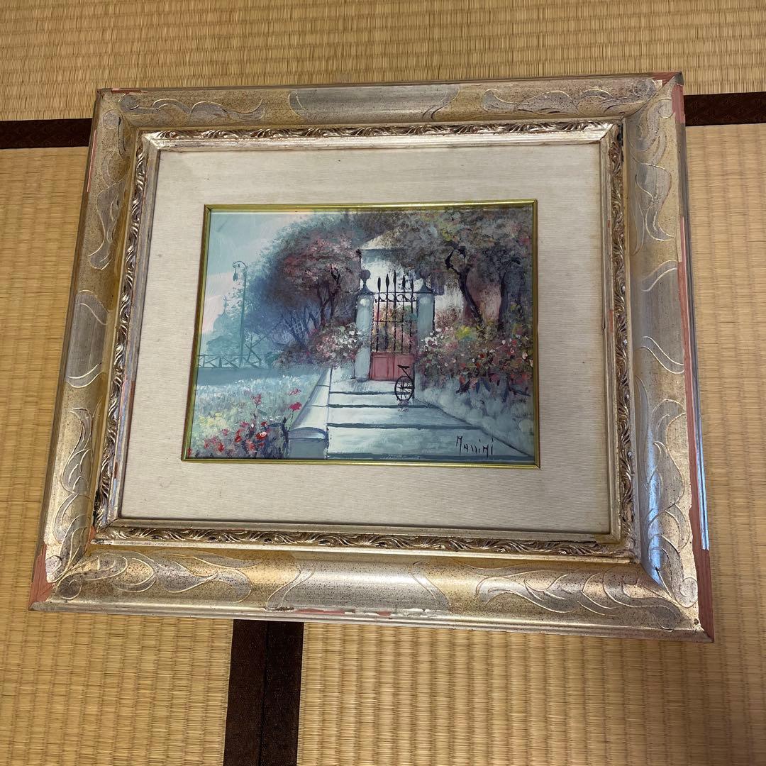 SALE!!! 油絵 25年前イタリアの骨董市で購入