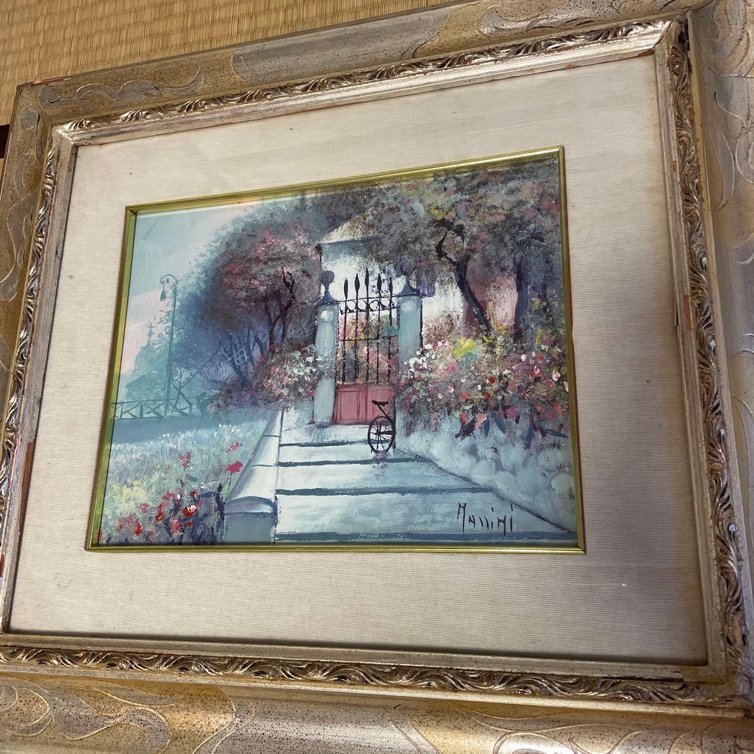 SALE!!! 油絵 25年前イタリアの骨董市で購入