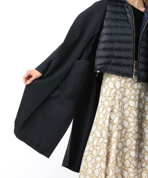 ひ*り様 TOMORROWLAND　ダウンライナー付きフーデッドコート　36